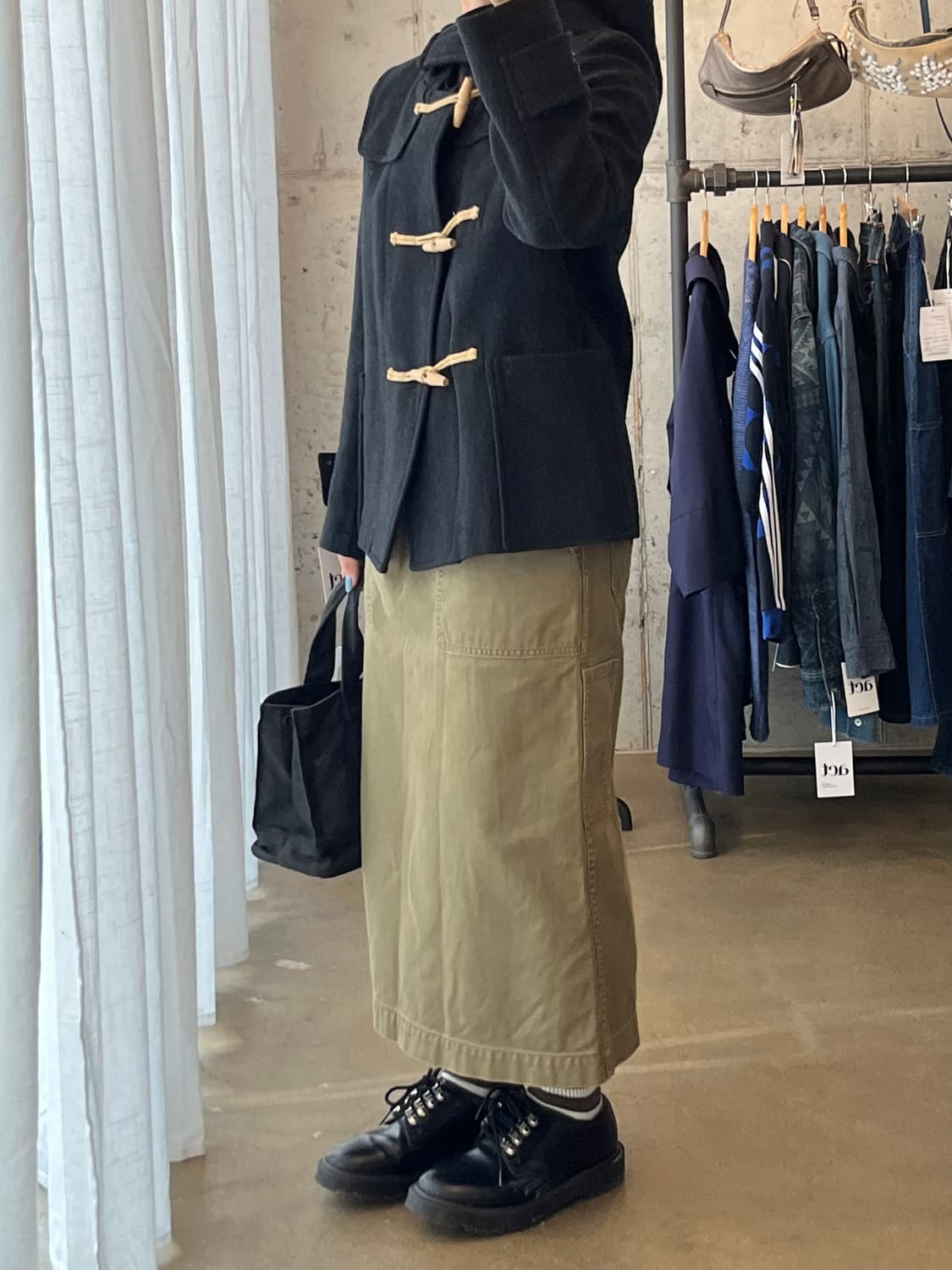 ZUCCA 더플 코트 그레이 상품이미지4