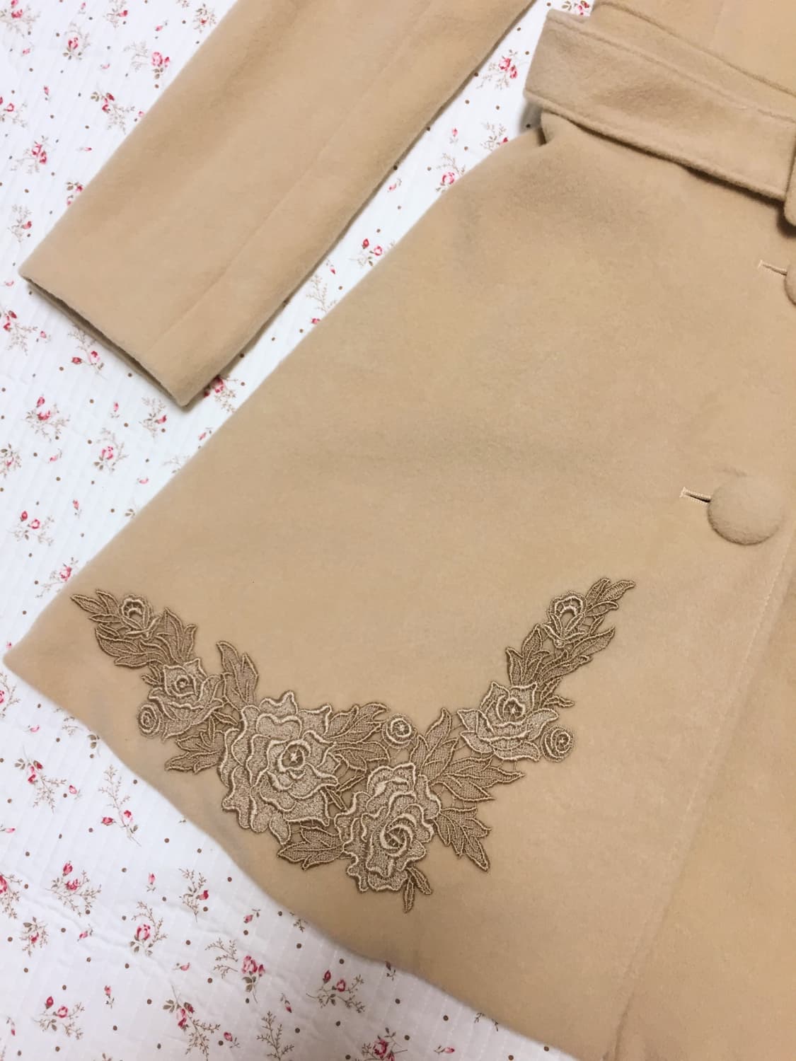 빈티지 라떼갸루모리걸 레스트로즈 코트 상품이미지4