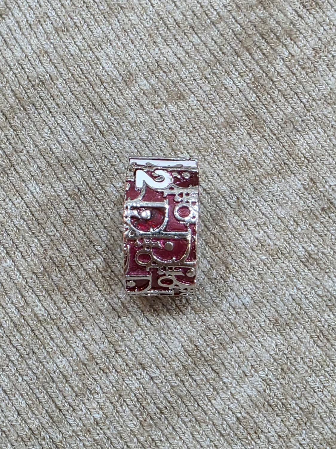 디올 오블리크 트로터 dior 반지 레드 상품이미지5