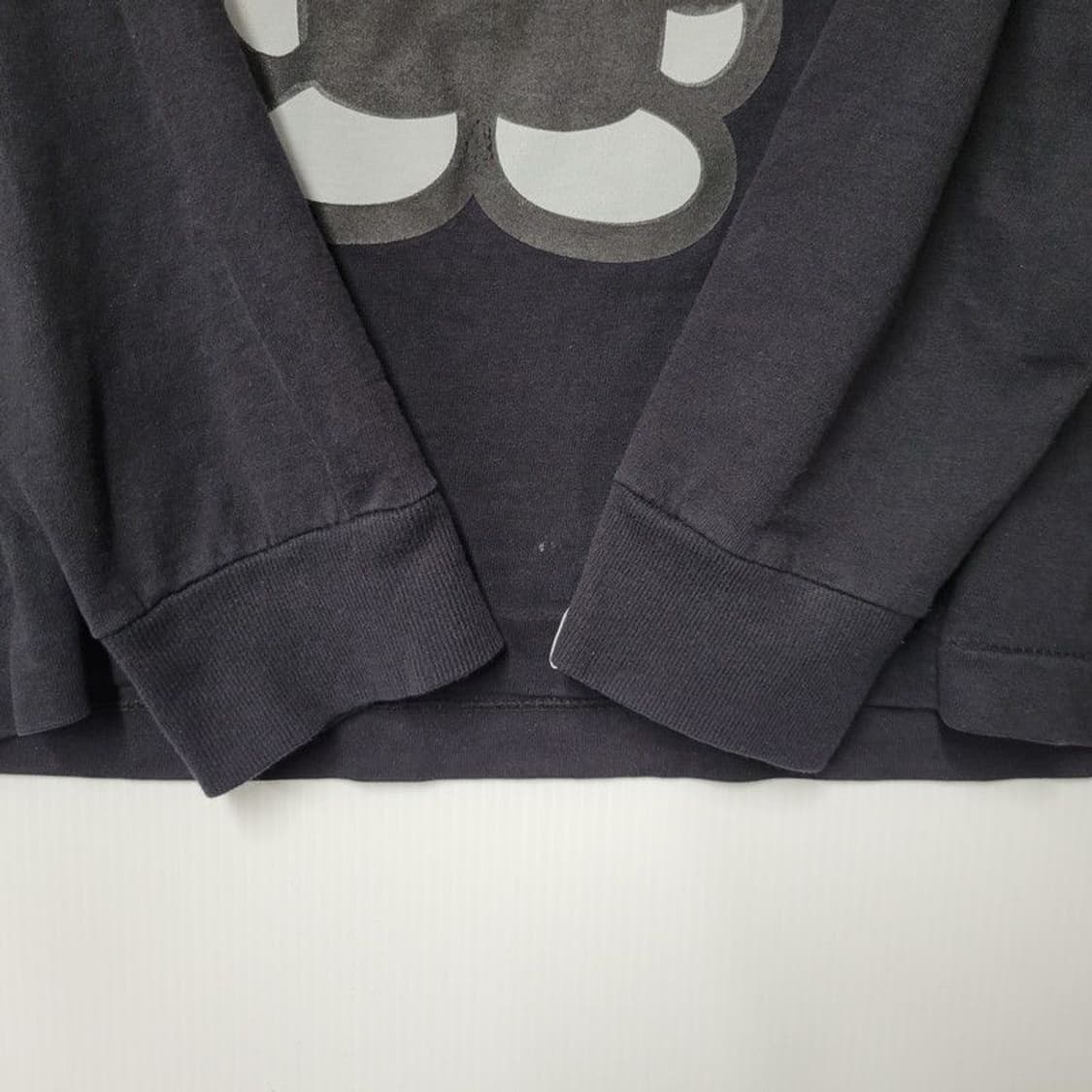 베이프 베이비 마일로 빅 페이스 롱슬리브 티셔츠 블랙 상품이미지5