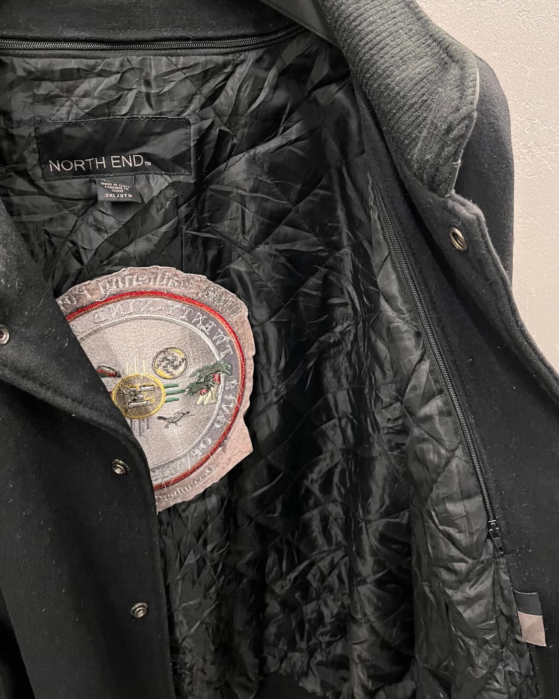 NORTH END 블랙 스타디움 자켓 3XL 상품이미지2