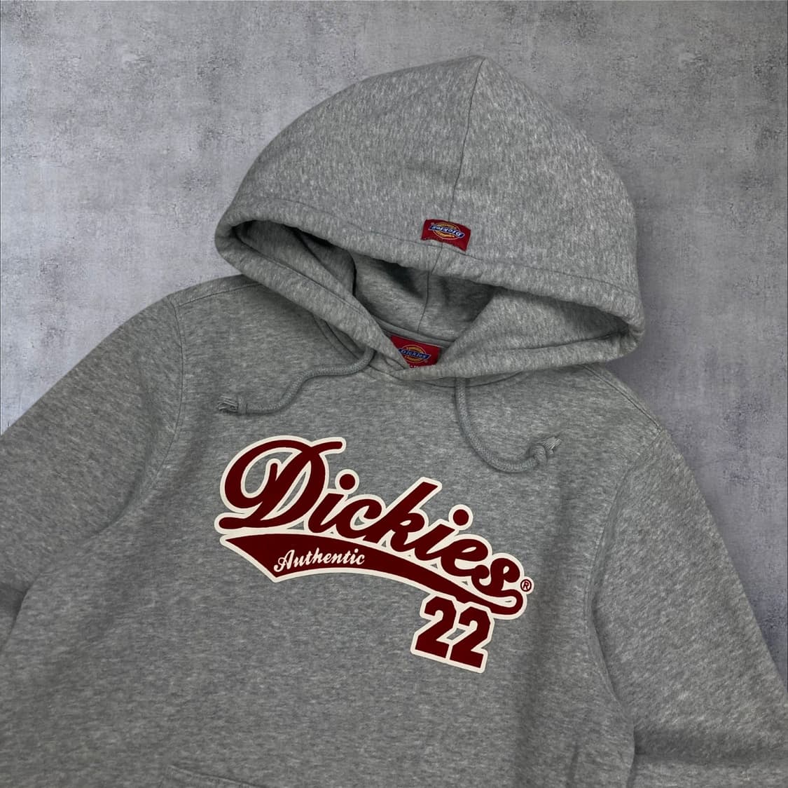 디키즈 그레이 컬러 빅로고 후드티 상품이미지2