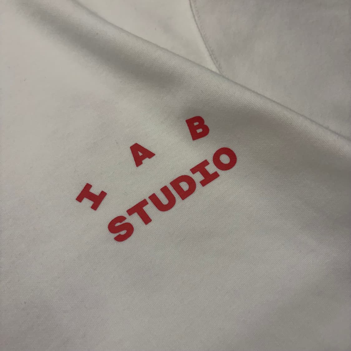 [XL] 아이앱 스튜디오 반팔 티셔츠 화이트 D278 상품이미지3