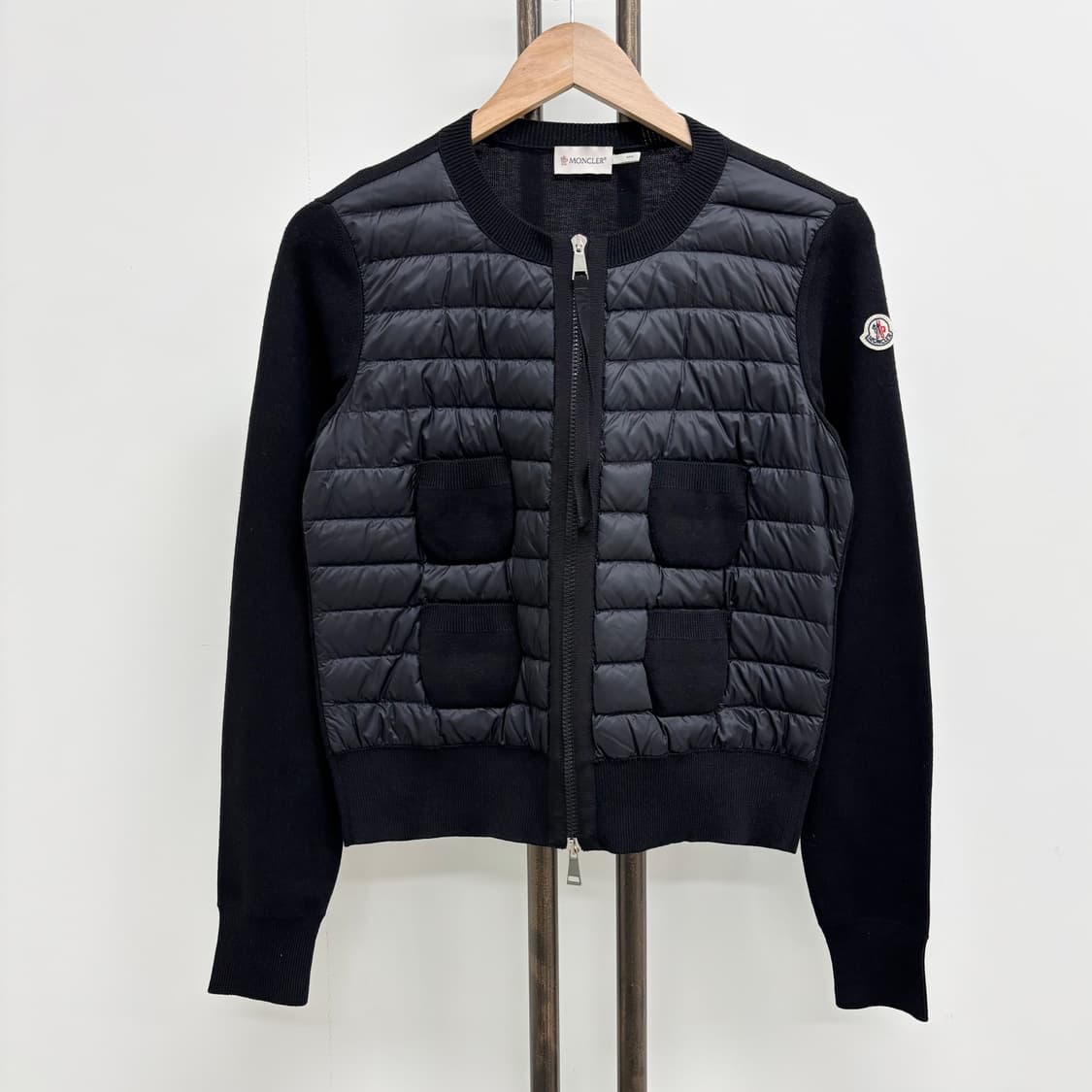 [S]몽클레어 와펜패치 니트패딩 상품이미지1