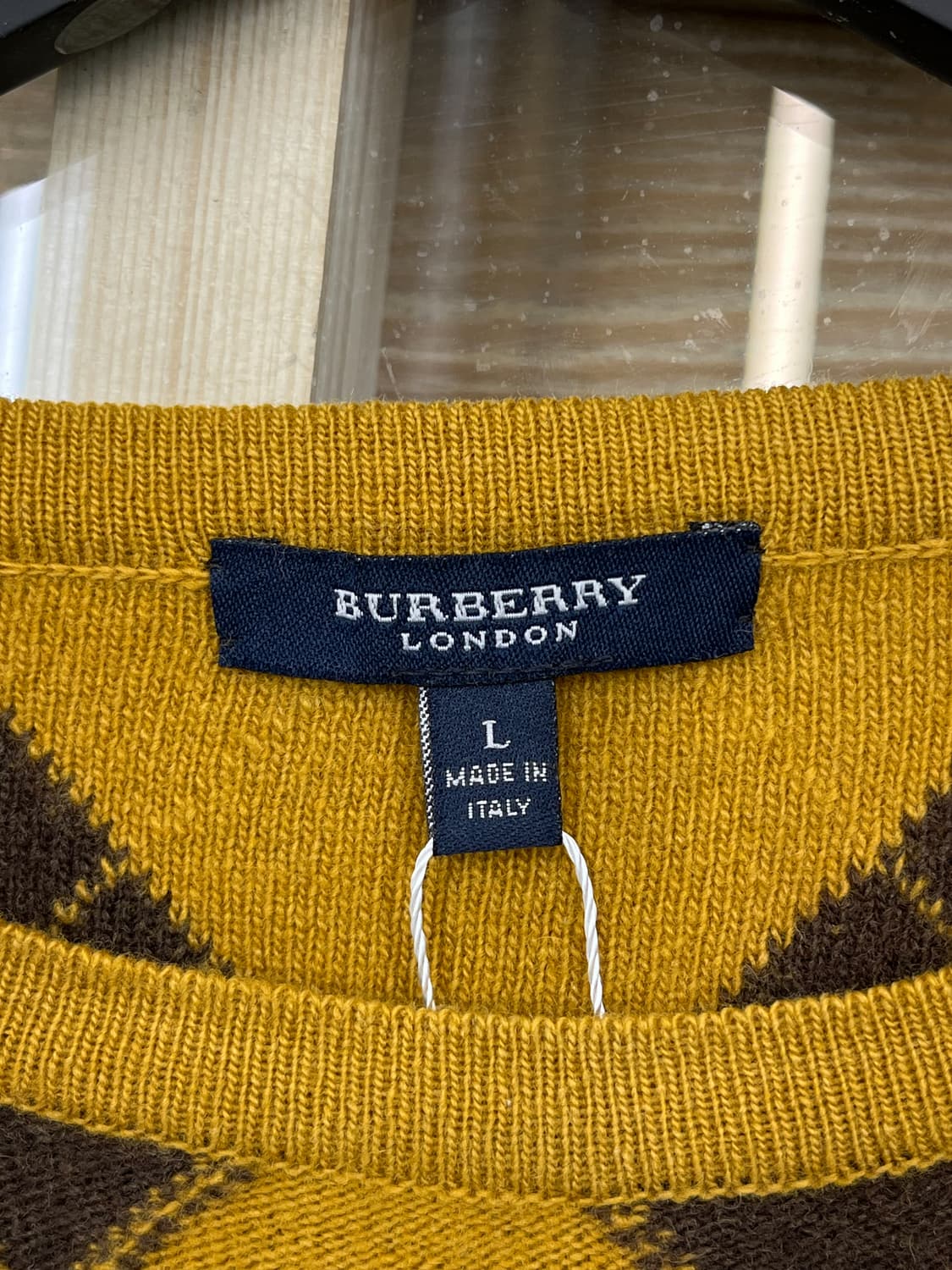버버리 아가일 울 스웨터 상품이미지6