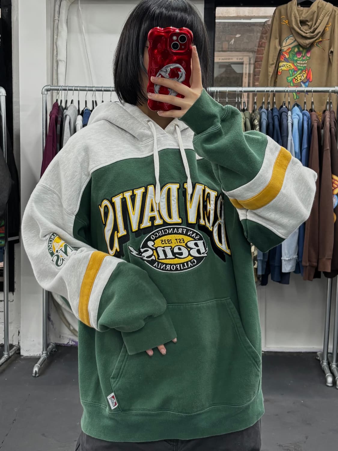 벤 데이비스 화이트라벨 후드티 상품이미지3