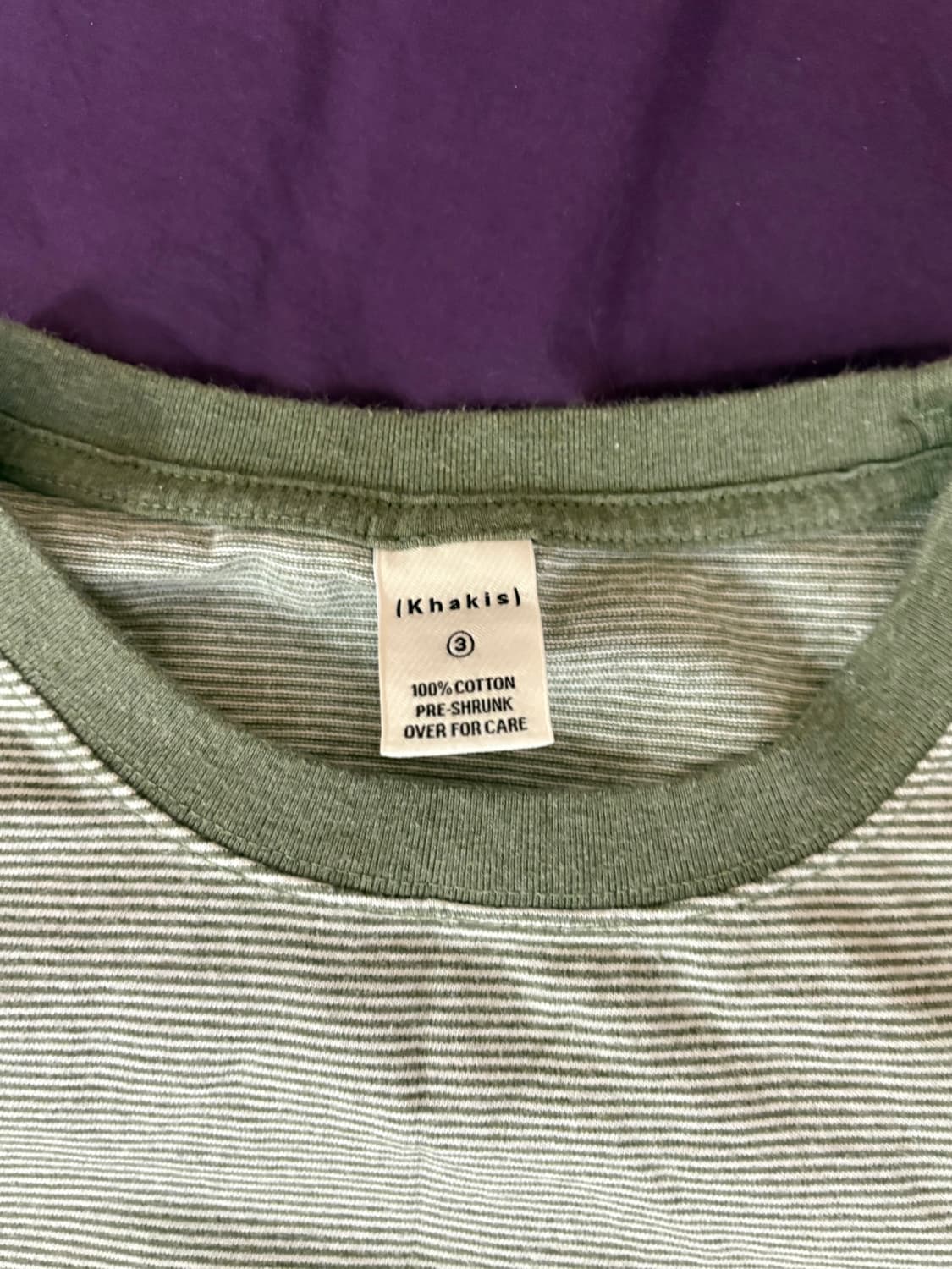 카키스 롱슬리브 3사이즈 상품이미지2