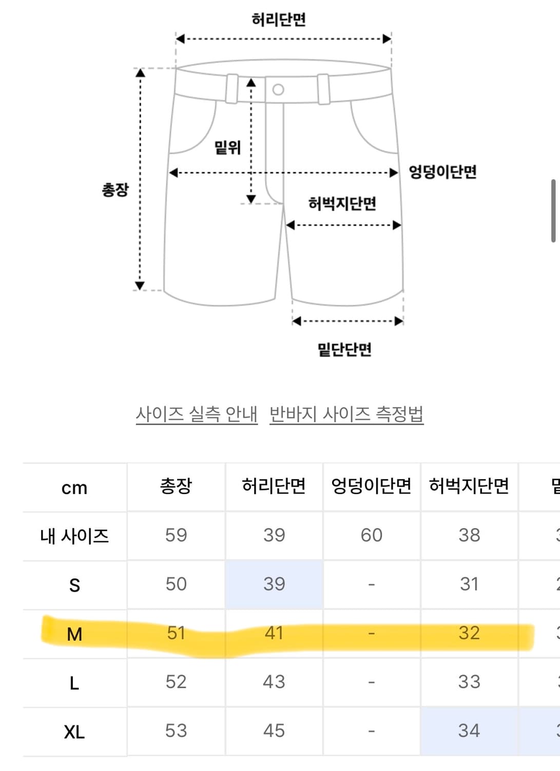 유니폼 브릿지 퍼티그 쇼트팬츠 M 상품이미지5