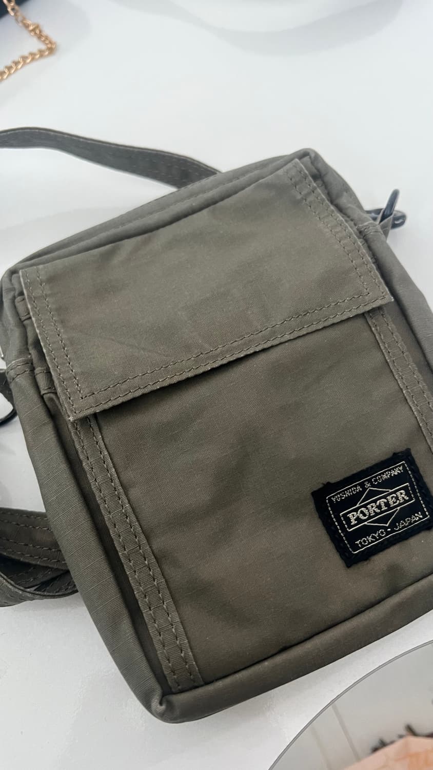 요시다 포터 미니 크로스백 카키 세이지그린 상품이미지2