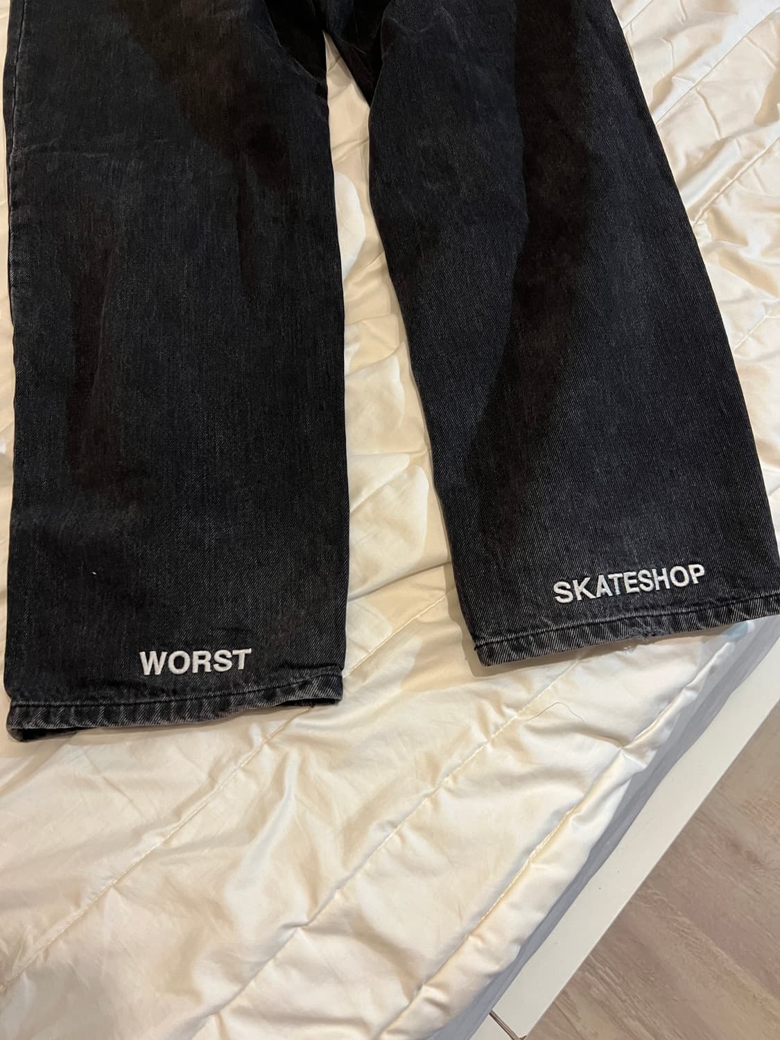 [2] 다다이즘 x 워스트스케이트샵 데님팬츠 상품이미지7