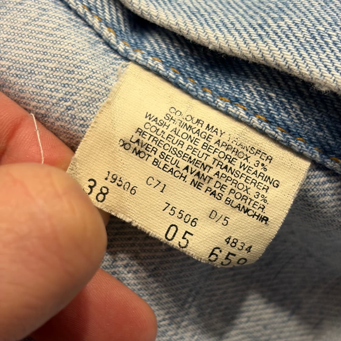 [38] 리바이스 데님 조끼 베스트 청베스트 C365 상품이미지7