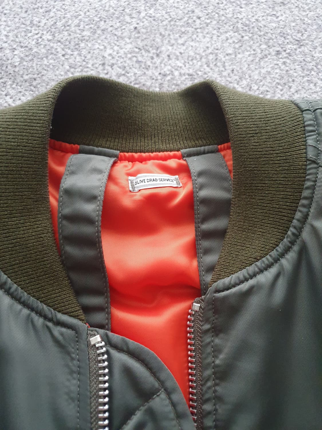 올리브드랩서비스 크루맨 자켓 ods ma-1 상품이미지3