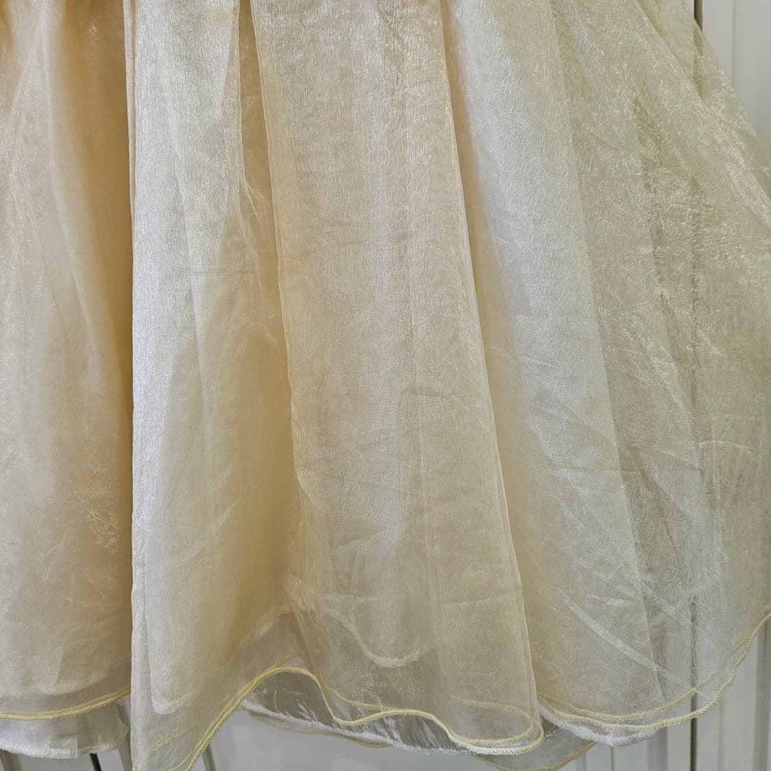 레이스 페어리 샴페인 드레스 원피스 상품이미지5