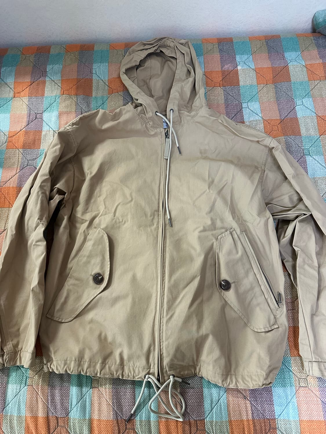 러프사이드 Hill Parka Beige Denim 2사이즈 상품이미지1
