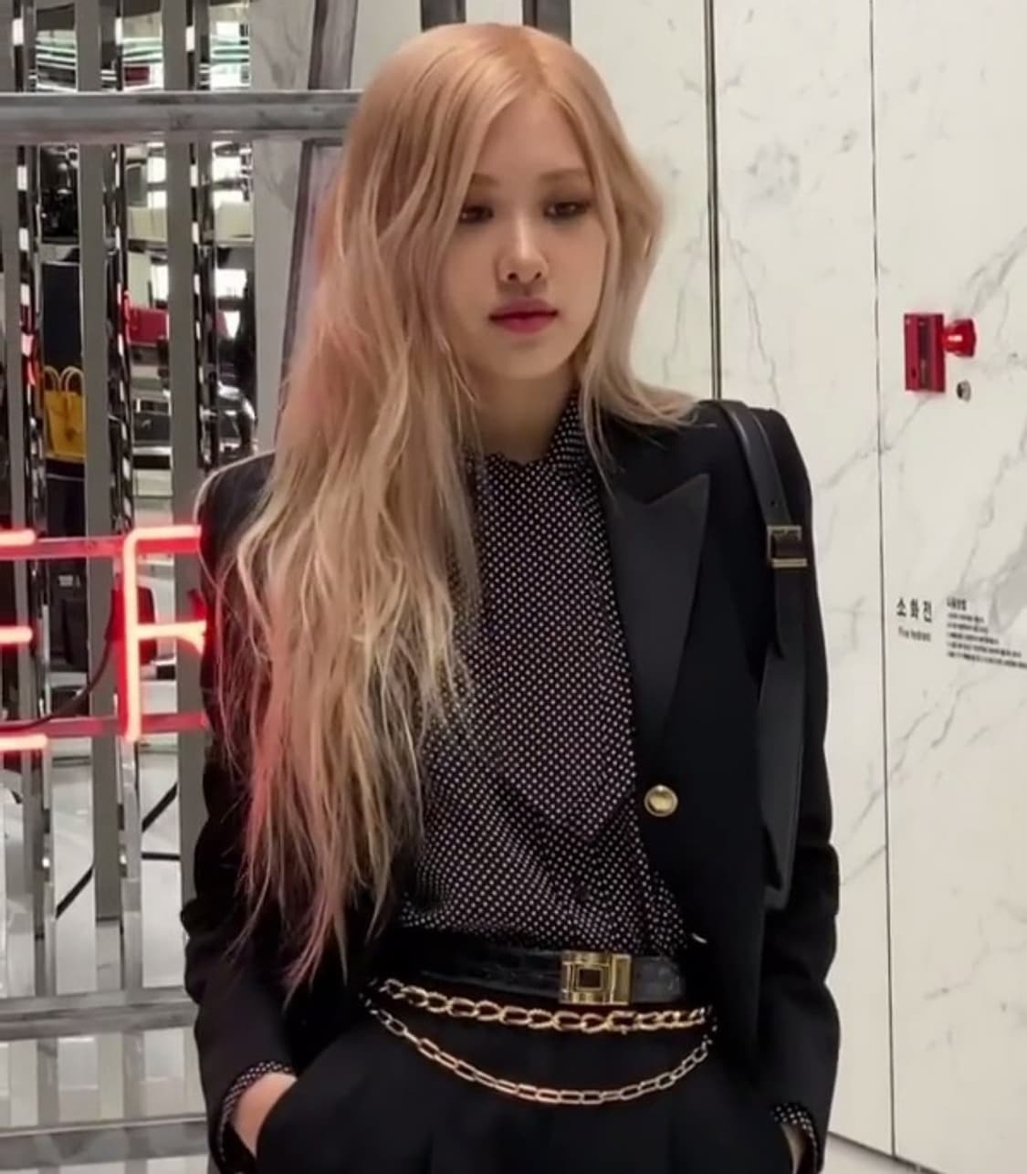 생로랑 / 로제 골드 벨트 / 85cm 상품이미지3