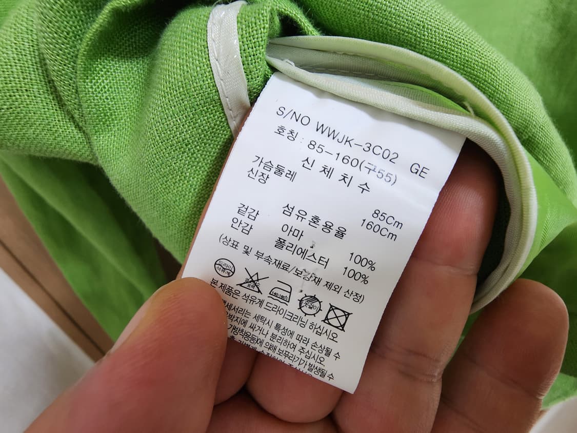 (55)여성 까사렐 린넨 더블 자켓 상품이미지4