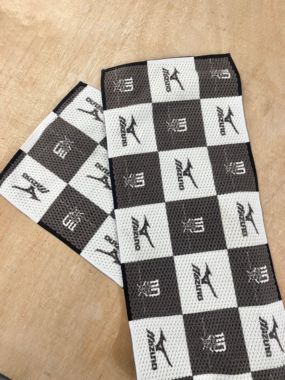 MIZUNO checker board muffler 체커보드 머플러 상품이미지3