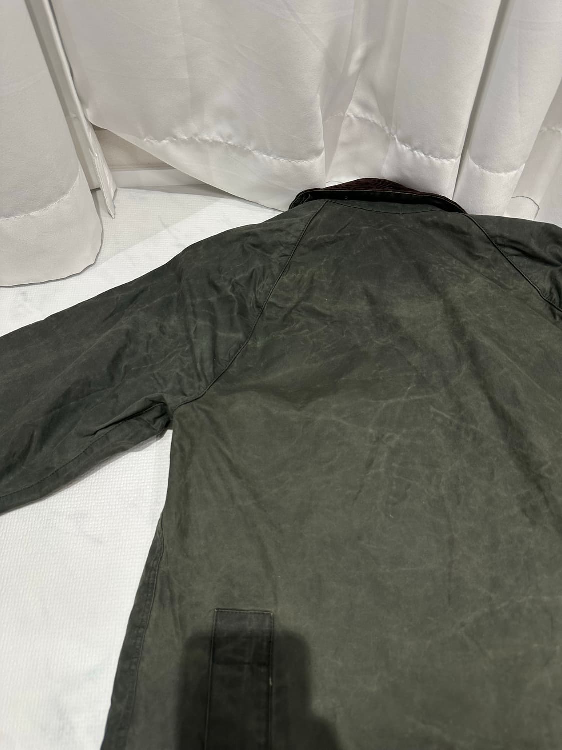 바버 비데일 왁스 자켓 세이지 38 사이즈 상품이미지9