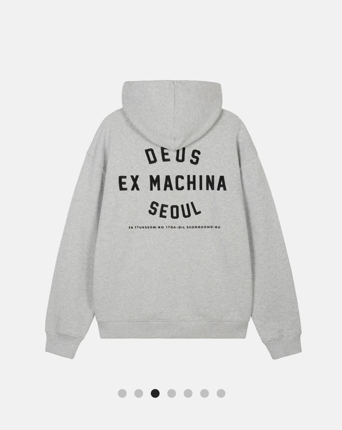 (100) 데우스 엑스 마키나 어드레스 후드집업 그레이 상품이미지4