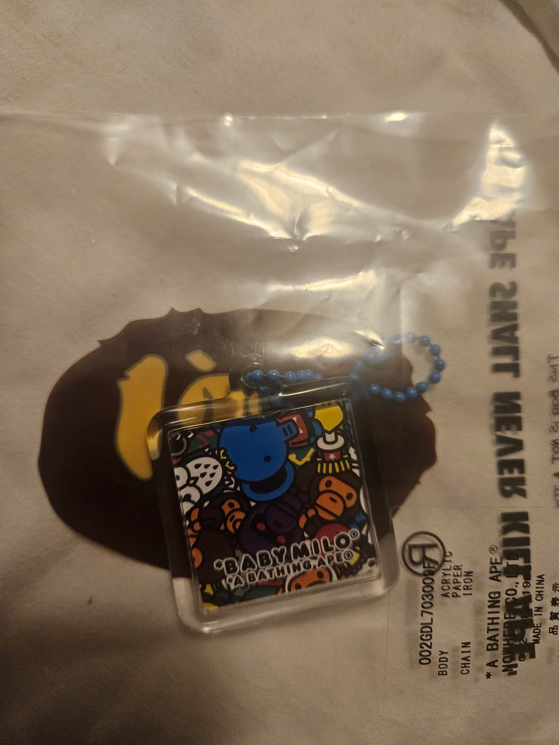 베이프 아크릴 키링 베이비 마릴로 새상품 정품!!! 상품이미지3
