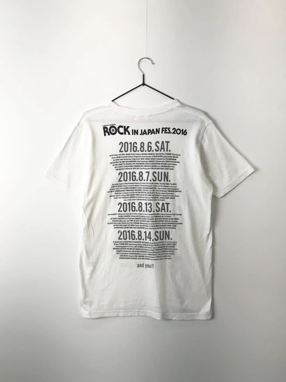 2016 Rock in Japan Fes Tee White 상품이미지5