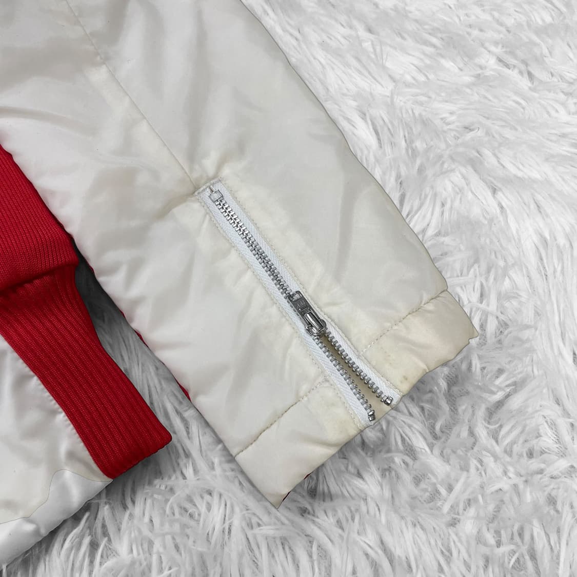 아디다스 프란체스카 레이싱 패디드 자켓 화이트 상품이미지4