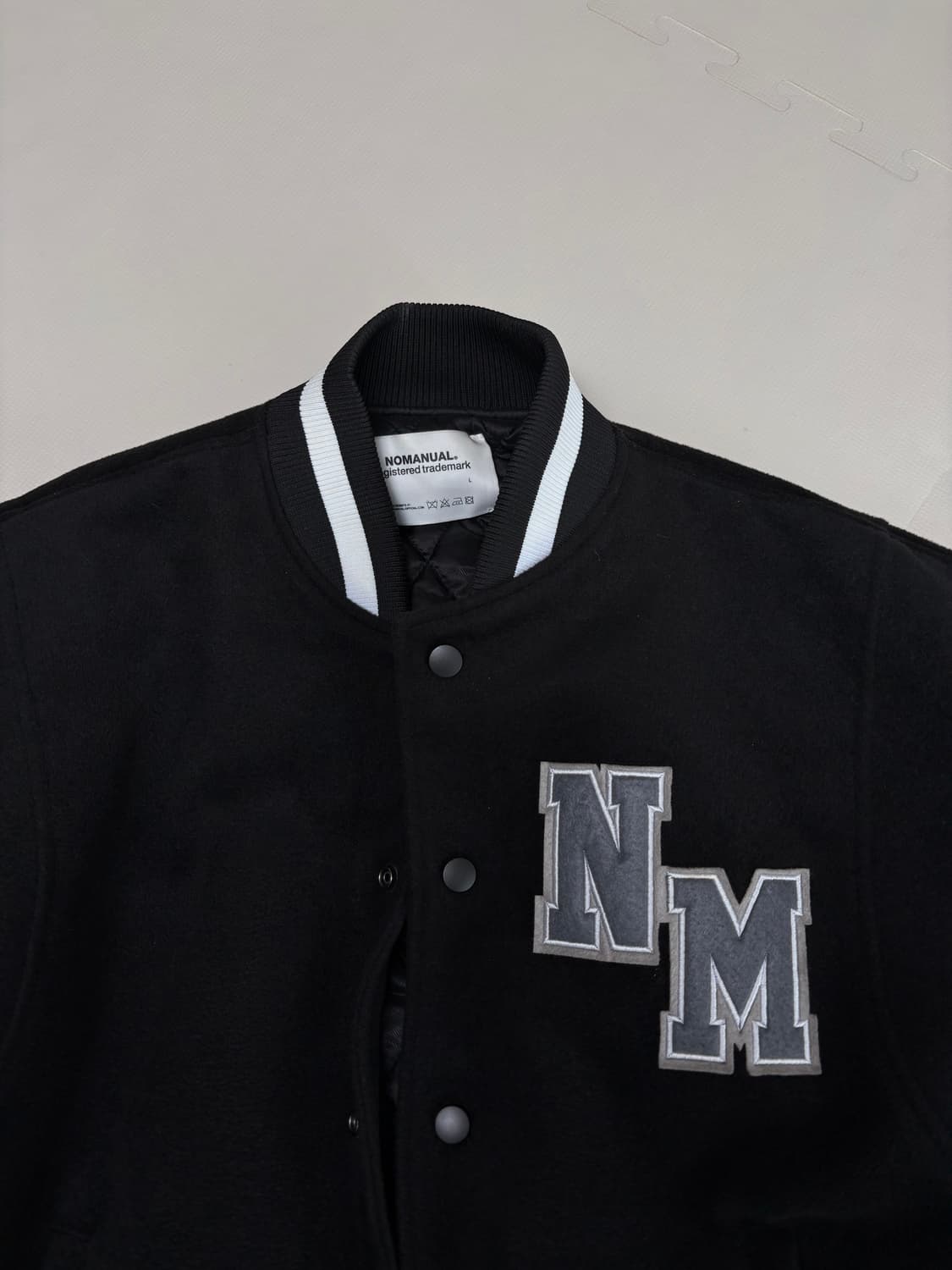 노매뉴얼 바시티자켓 L 상품이미지2