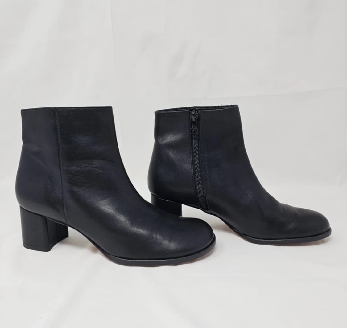 랑방 LANVIN 여성 블랙 앵클 부츠 240mm 상품이미지1