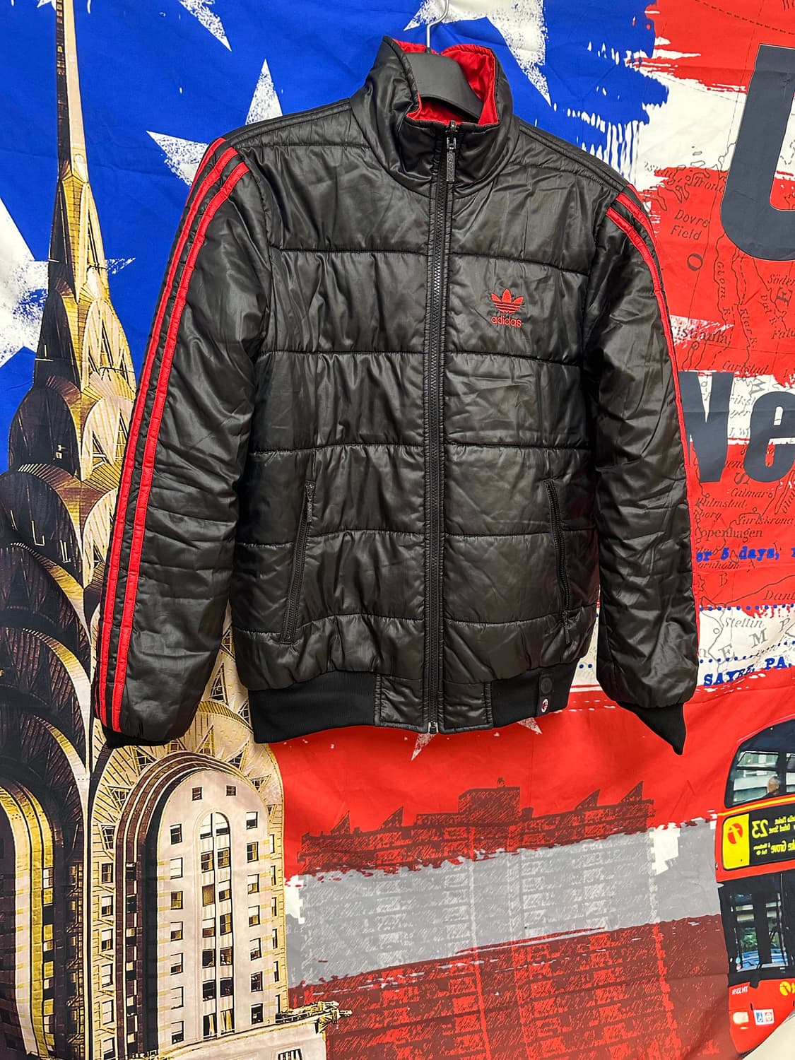 s급 아디다스 ac밀란 양면리버시블 패딩m 95 상품이미지5