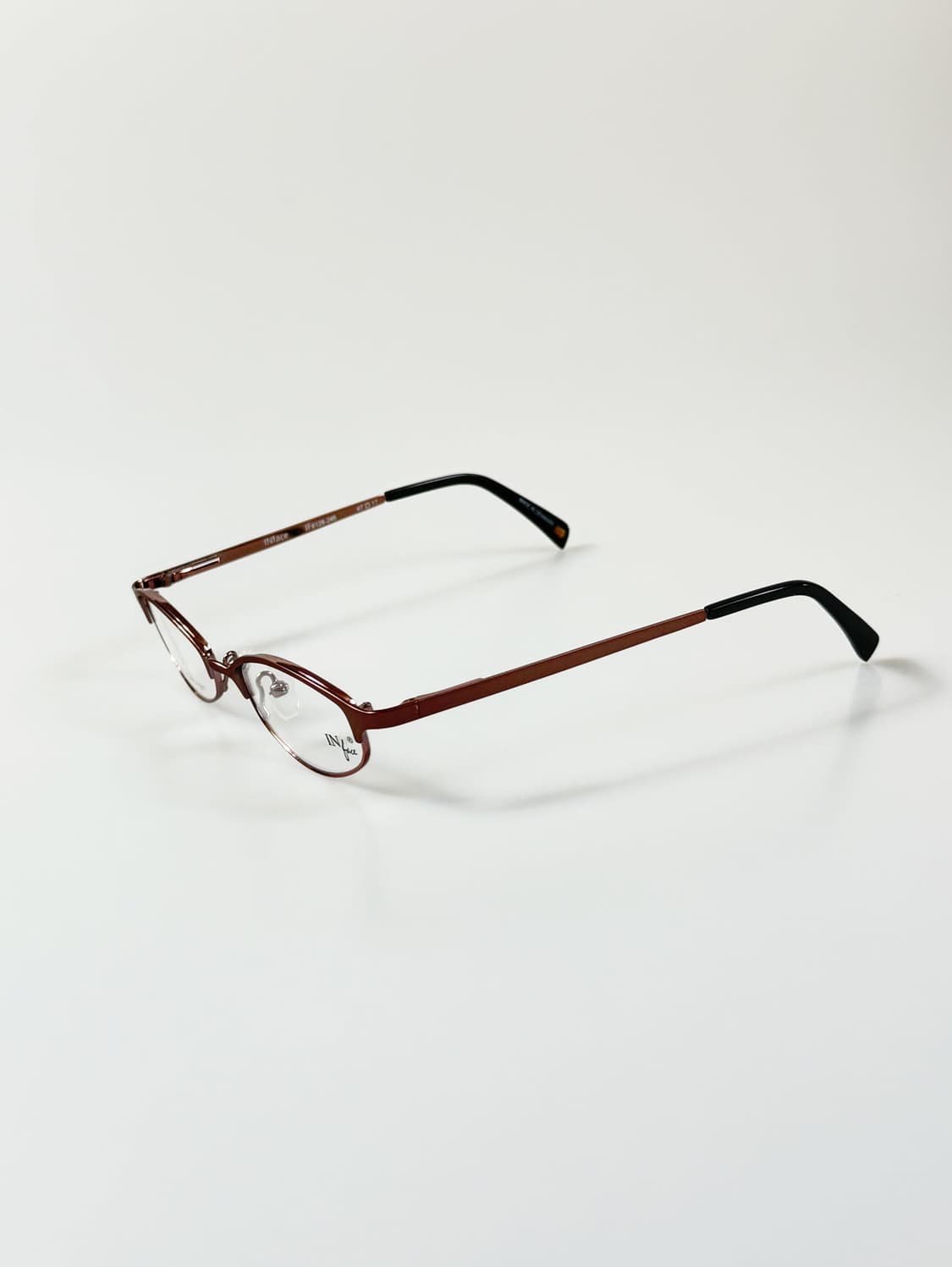 덴마크제 IN FACE 라이트핑크 클럽마스터 프레임 빈티지 안경 상품이미지3