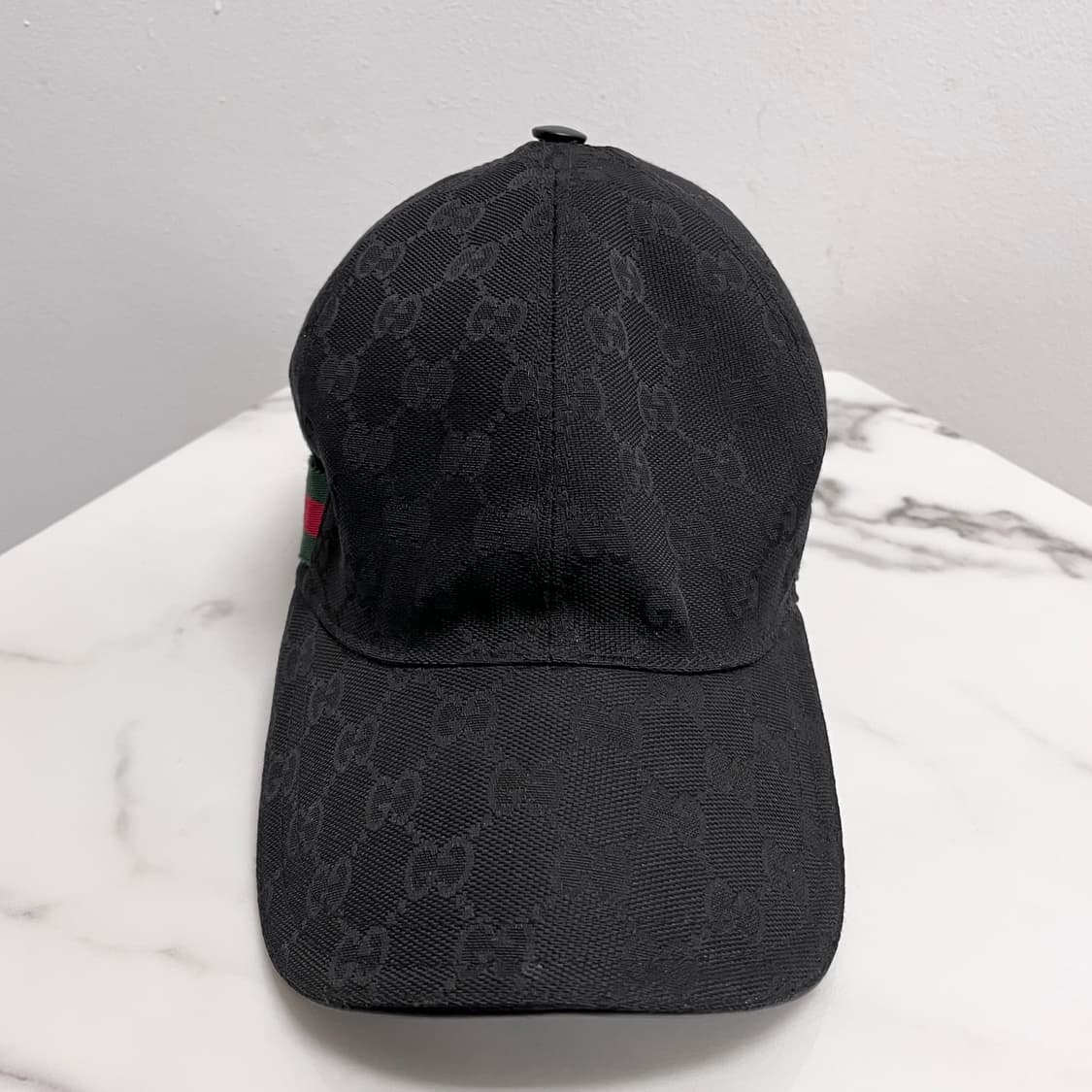 [S급/정품] 구찌 웹 GG 모자 볼캡 블랙 상품이미지4