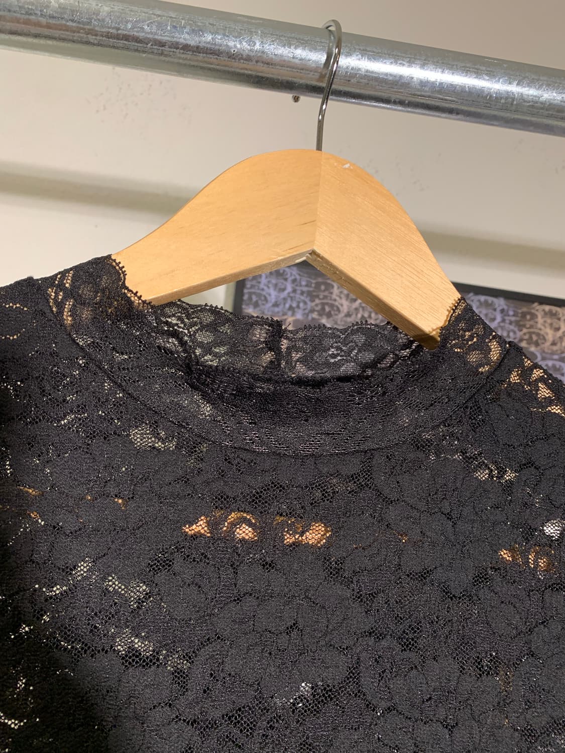 레이빔즈 플라워 시스루 롱슬리브 상품이미지4