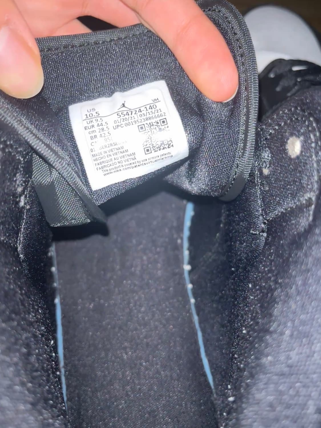 나이키 조던 1 미드 레이서 블루 285 상품이미지5