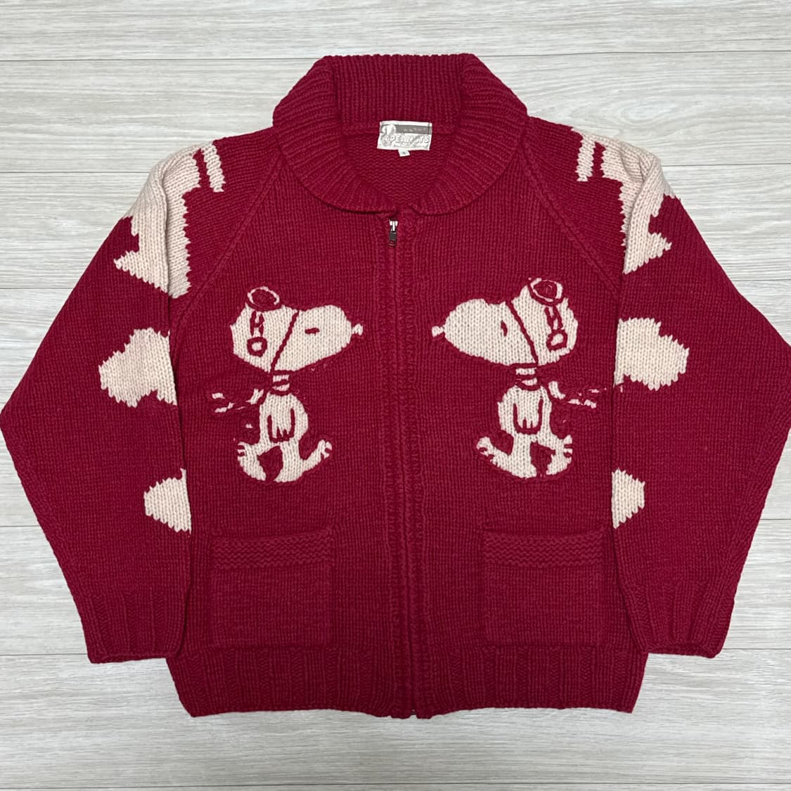 Rare) 피너츠 스누피 집업 코위찬 상품이미지2