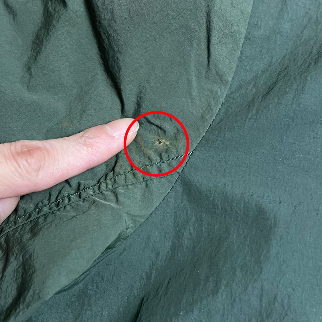 내셔널지오그래픽 와펜 홑겹 카키 블루종 자켓 L 상품이미지5