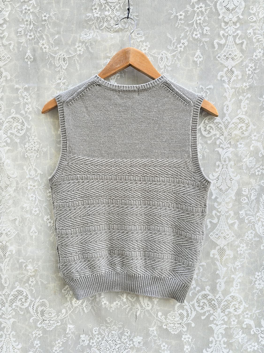 일본 휴먼우먼 니트 베스트 상품이미지5