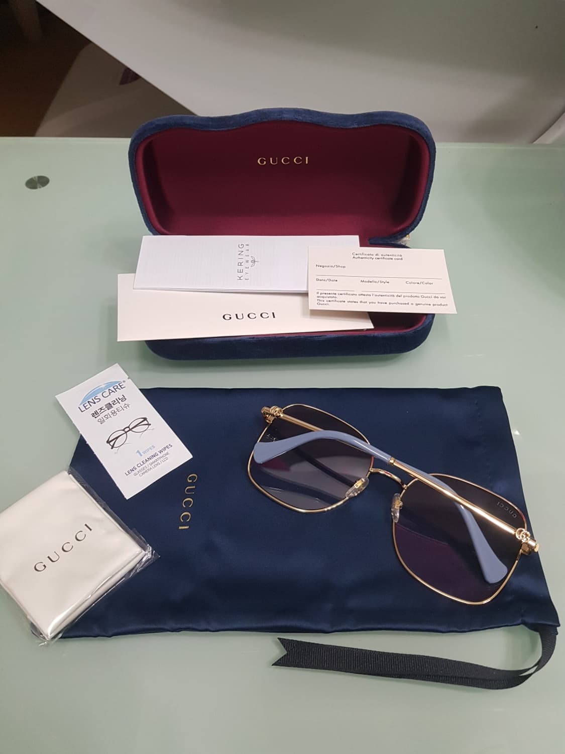 새상품)GUCCI 클리어핑크 선글라스 상품이미지6