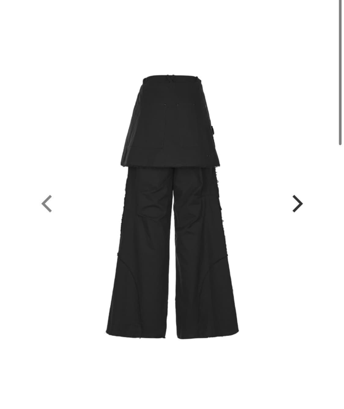 나체 투피스 스커트 팬츠 블랙 1사이즈 상품이미지2