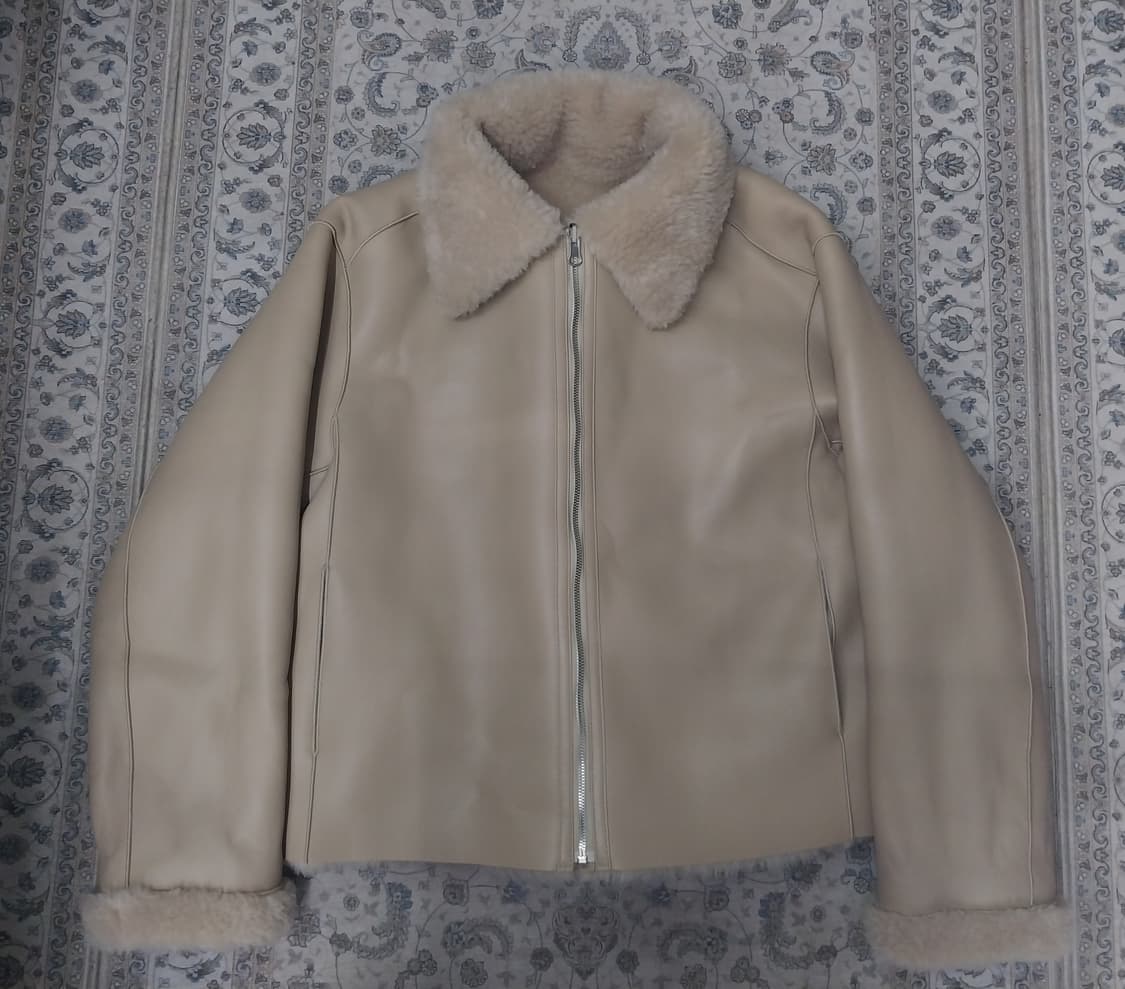 파사드 패턴 리버시블 자켓 (양가죽/플리스) 상품이미지1