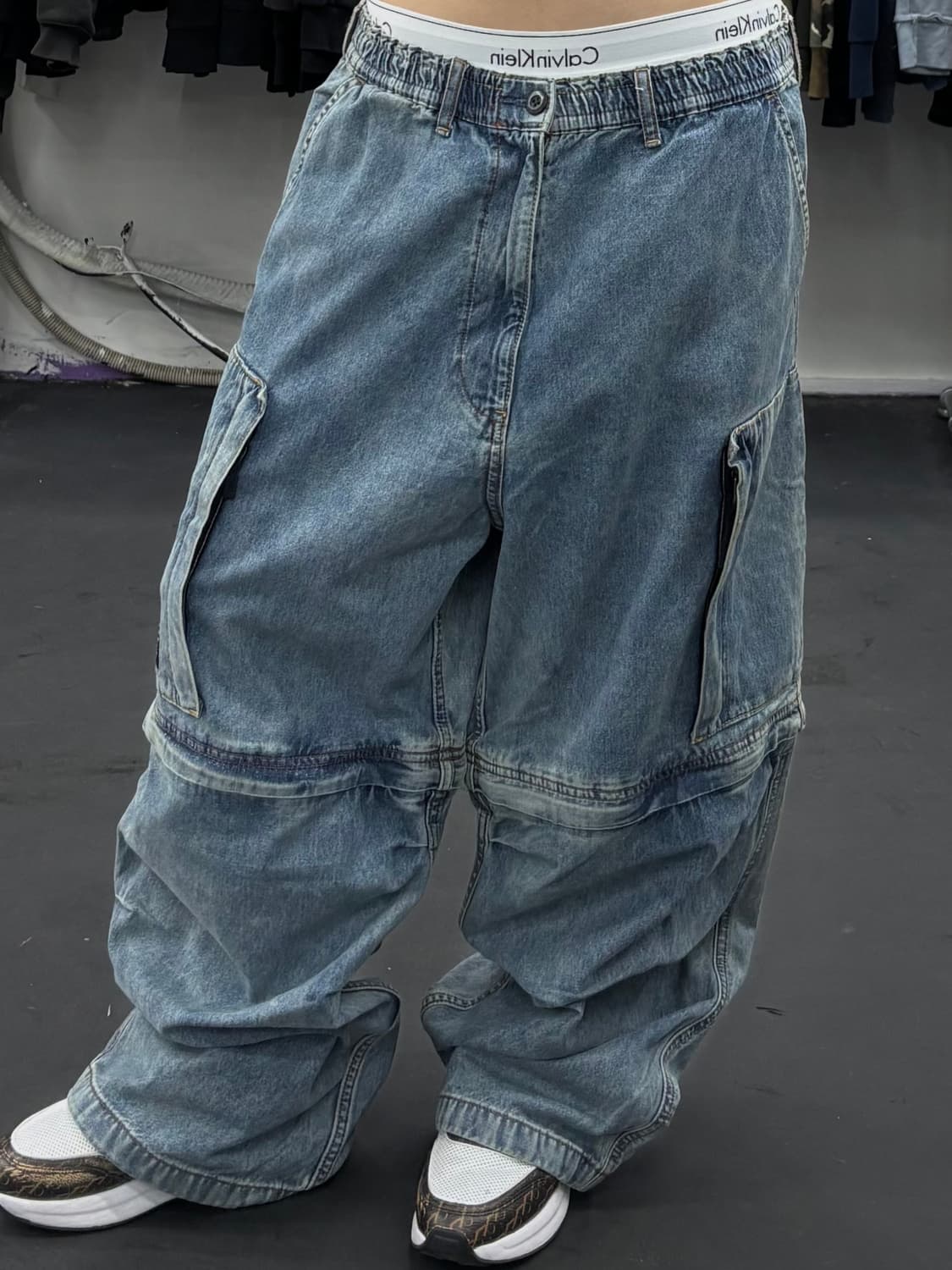 GU x 언더커버 컨버터블 데님 카고팬츠 상품이미지4