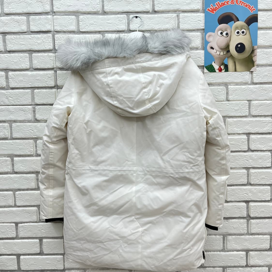 데상트 화이트 오리털 다운패딩-L 100 상품이미지6
