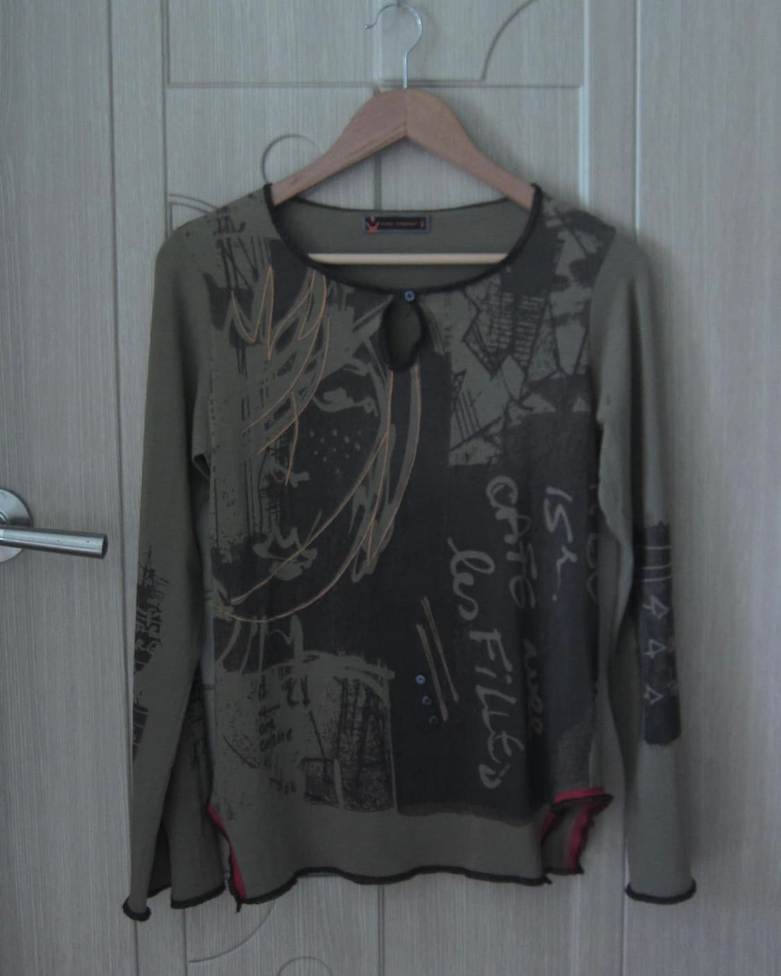 vintage Cop copine graphic top 상품이미지6