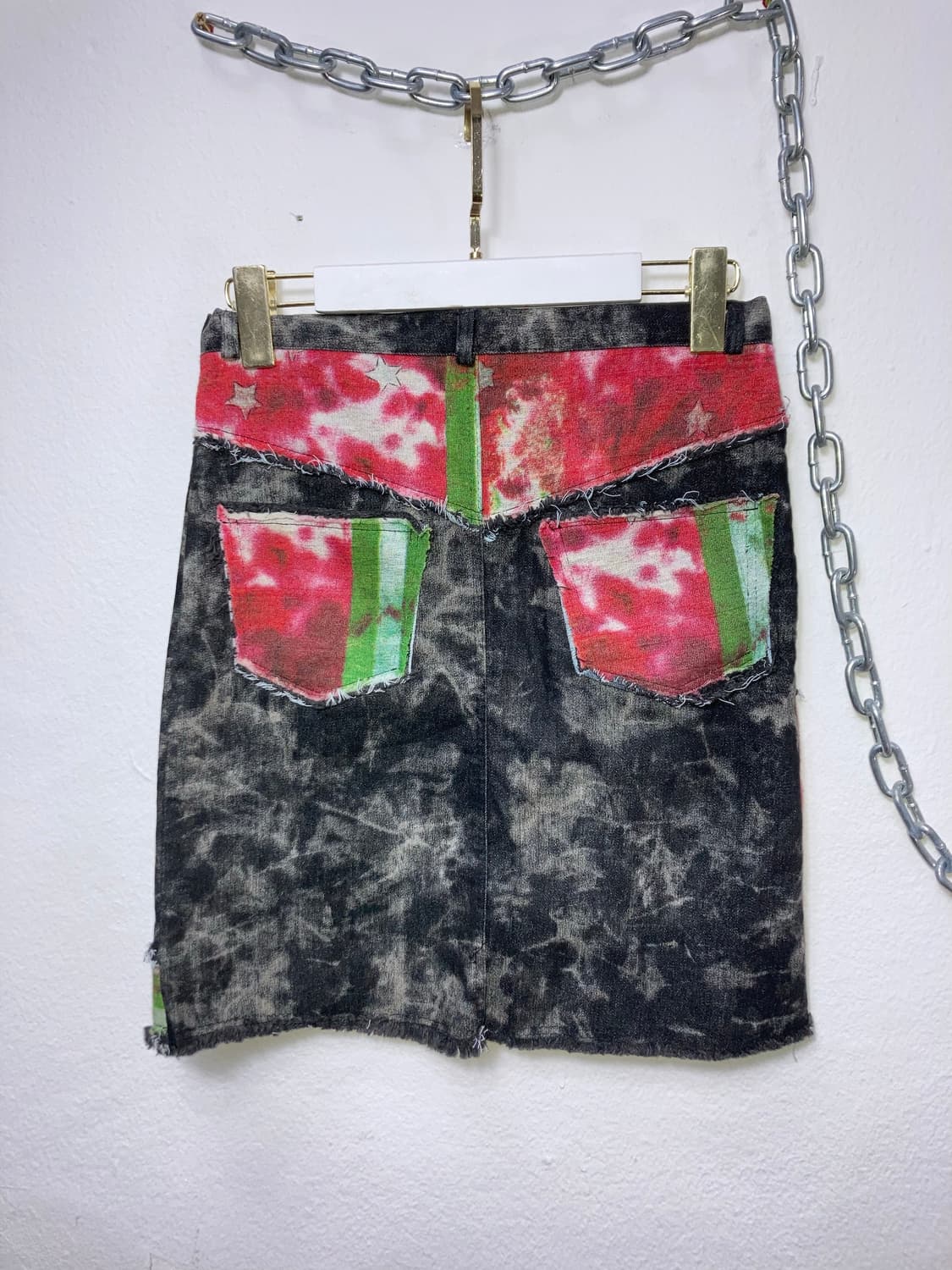 워싱 데님 스커트 상품이미지5