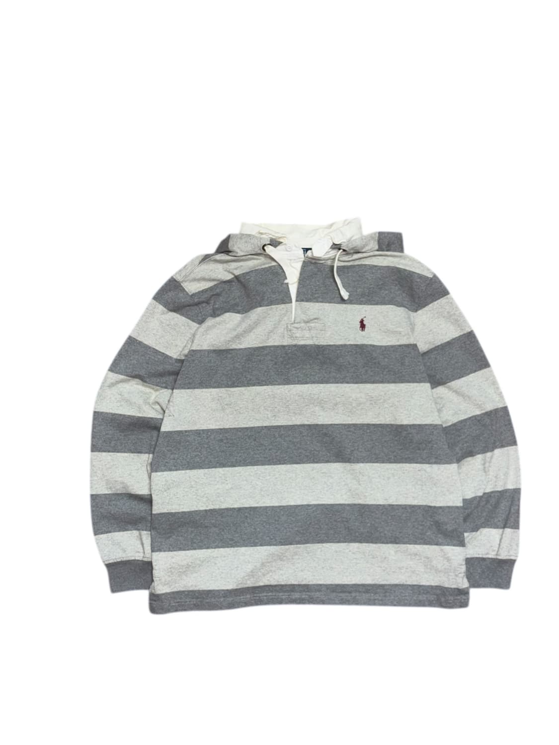 폴로 랄프로렌 레어 빈티지 럭비티 후드티 상품이미지4