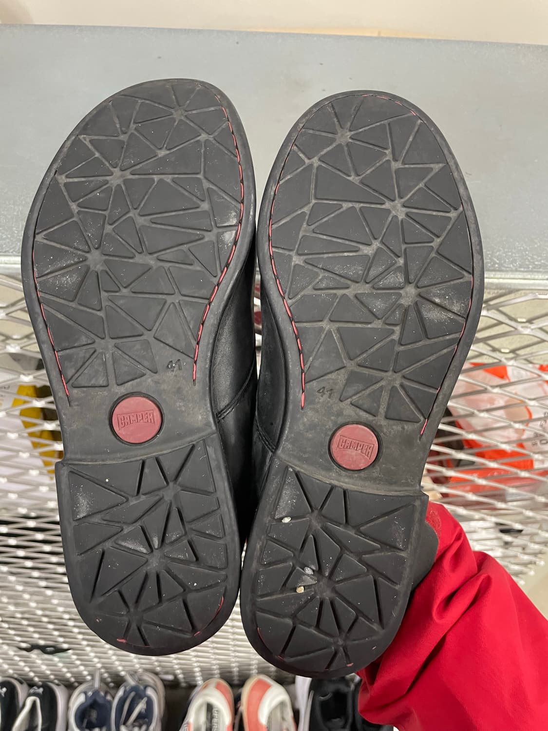 캠퍼 레더 로퍼 블랙 41 상품이미지6