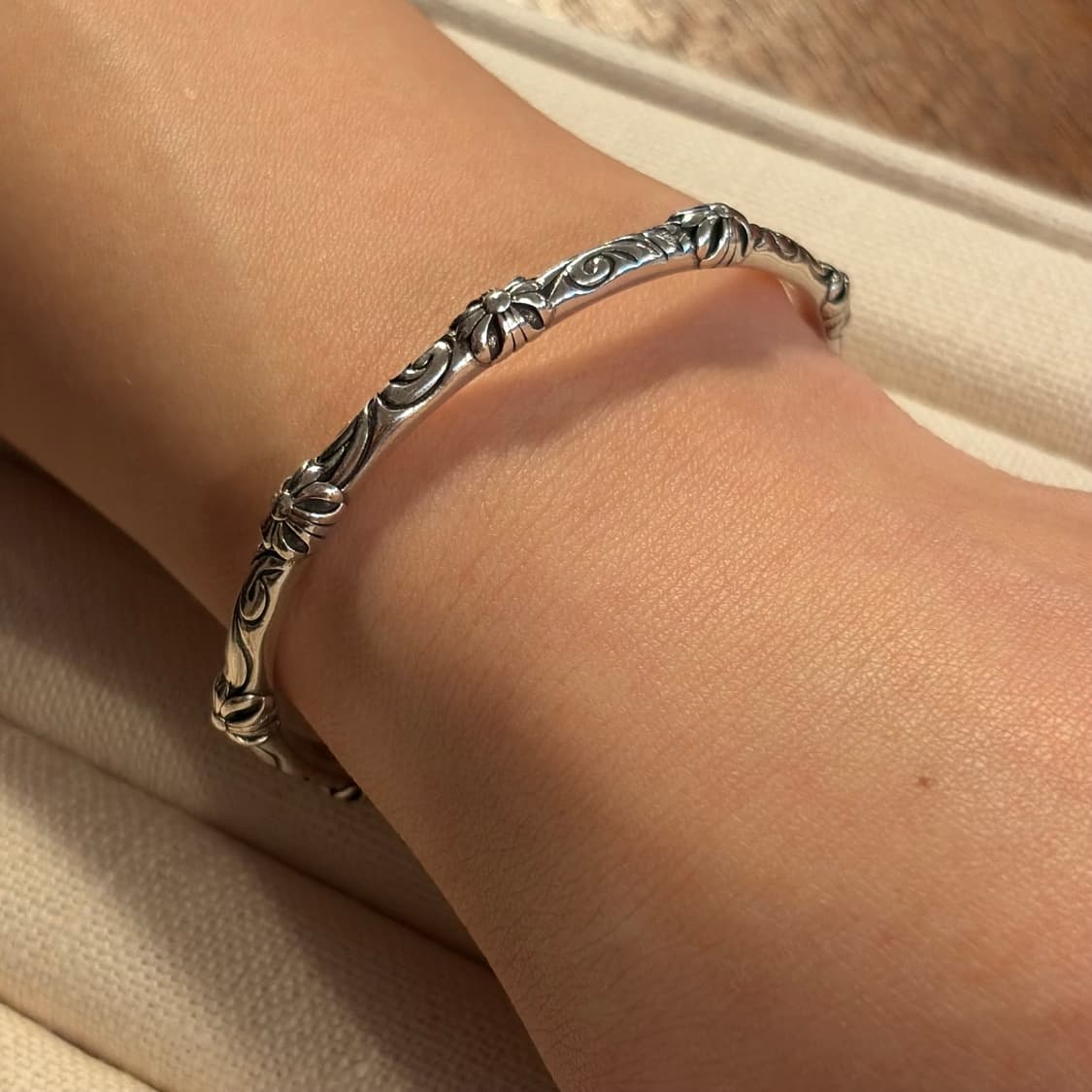 새상품 신주 실버코팅 팔찌 상품이미지2