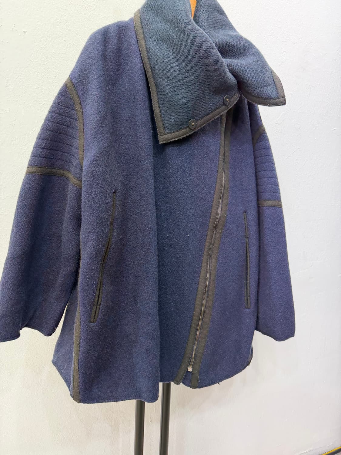 정품) 랑방 한섬 오버사이즈 터트넥 코트 82 상품이미지2