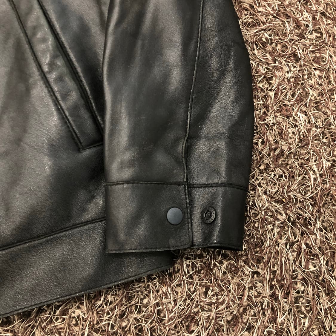 빈티지 양가죽 바이커 레더 가죽 자켓 상품이미지3