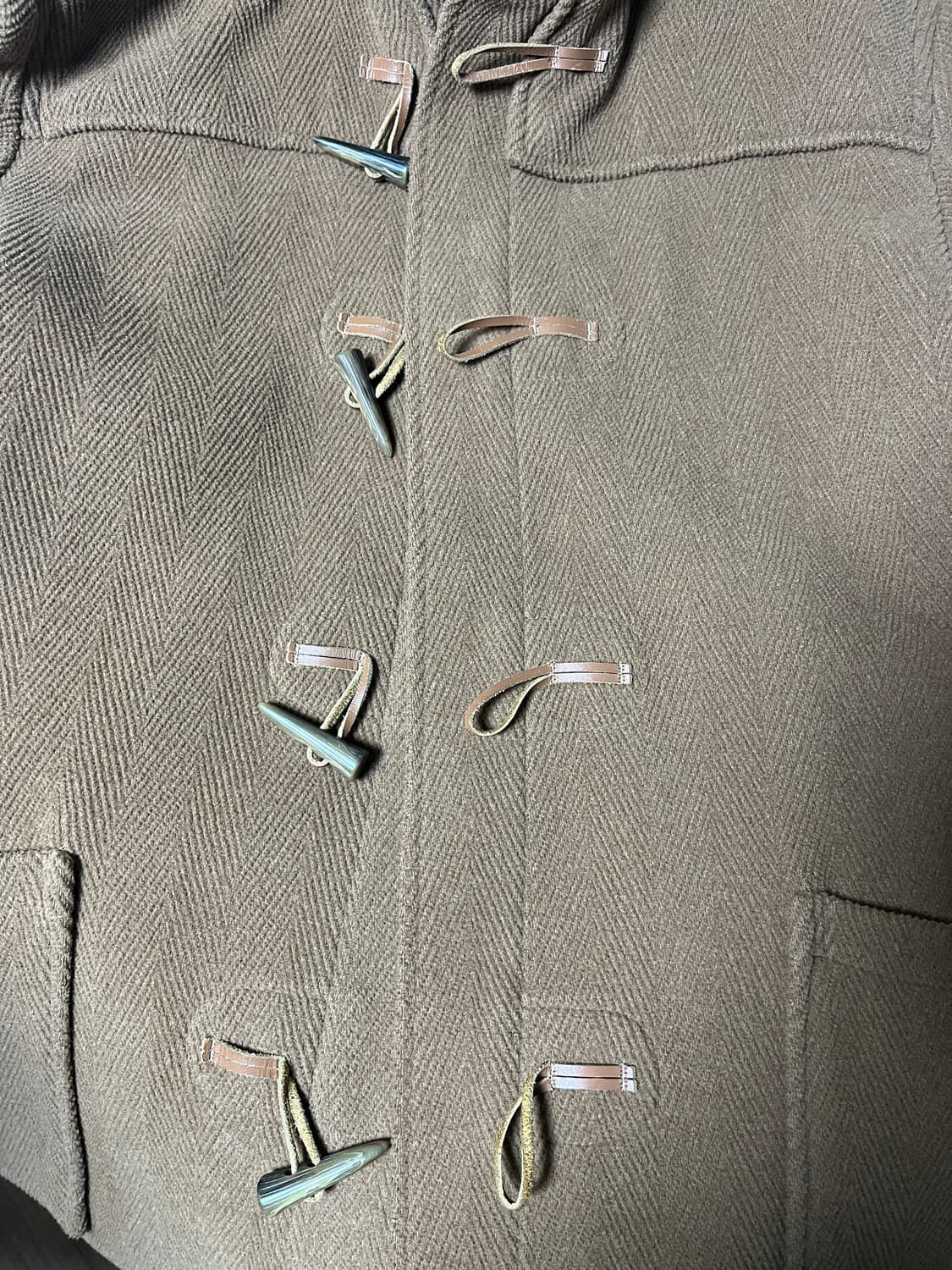 Mcgee 영국제조 헤링본 더플코트 상품이미지6