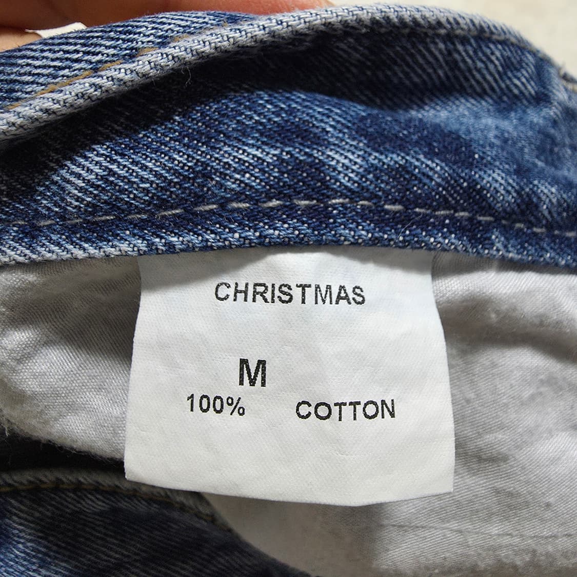 (M)여성 CHRISTMAS 데님 팬츠  상품이미지4
